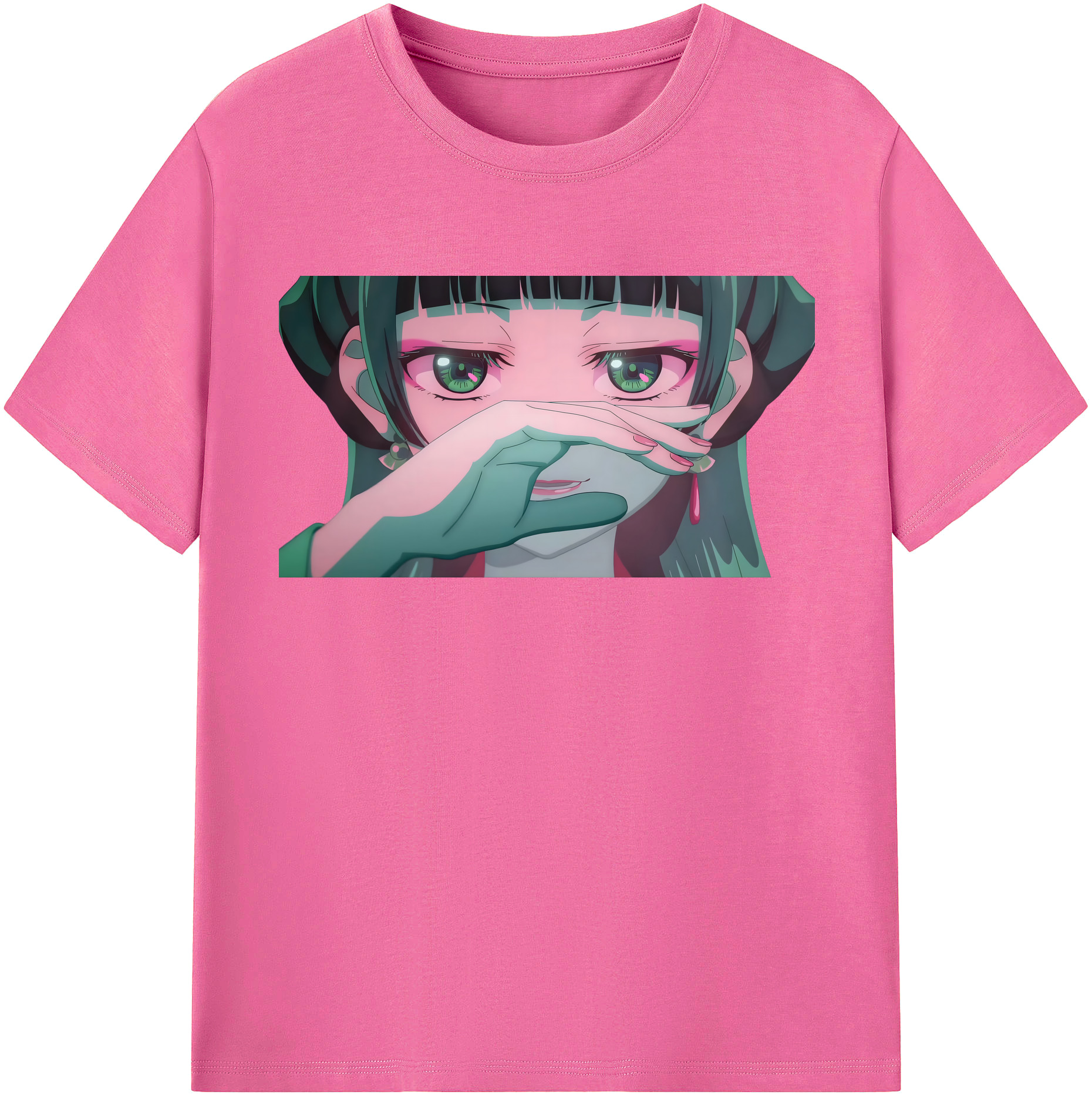（画像用） 薬屋のひとりごと The Apothecary Diaries レディースカジュアルプリントTシャツ（綿100％）